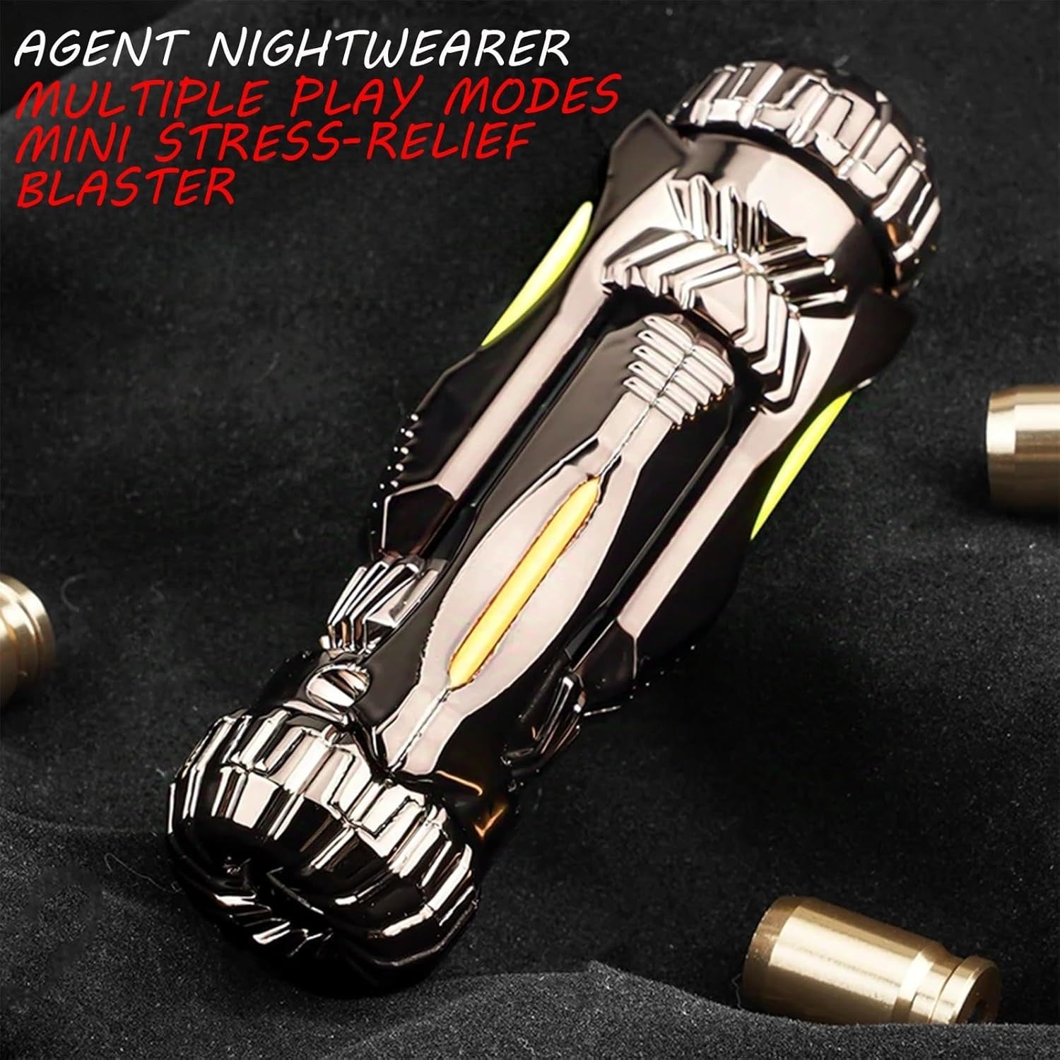 Metal Fidget Spinner Slider Clicker EDC Stress Relief Desk Toy