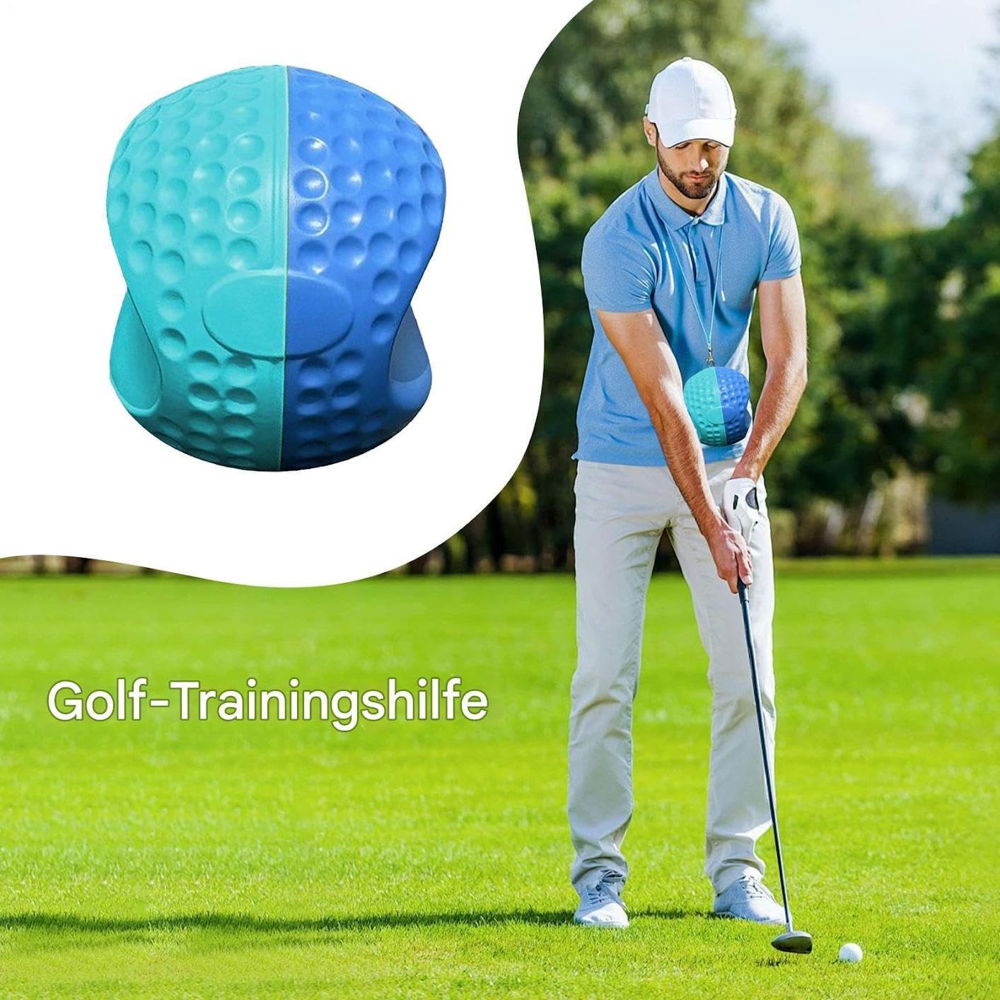 Golf Swing Trainer Ball Posture Correction Practice Aid
