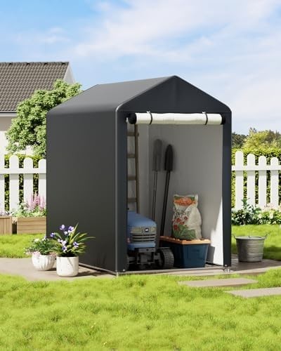 Large Bike Storage Shed 8x8ft Waterproof Outdoor Tent Garage Motorbike Shelter