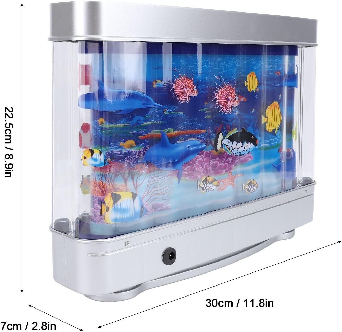 Mini Moving Fish Tank Lamp with USB Night Light – Sensory Relaxation