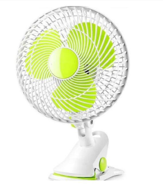 Mini Table Fan – USB Quiet 2 Speed Clip Desk Dormitory Fan 20W Energy Saving