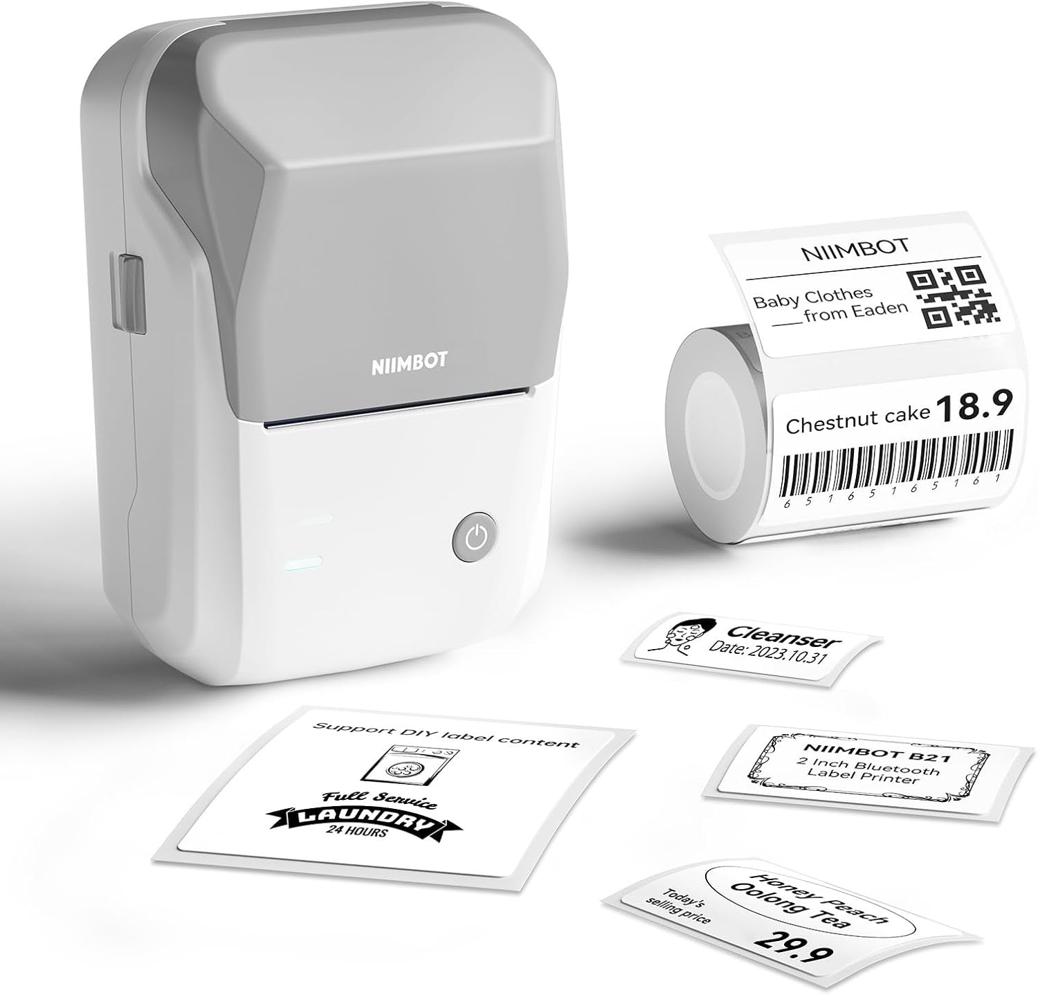 B1 2-Inch Portable Bluetooth Label Maker – Thermal Printer 20-50mm