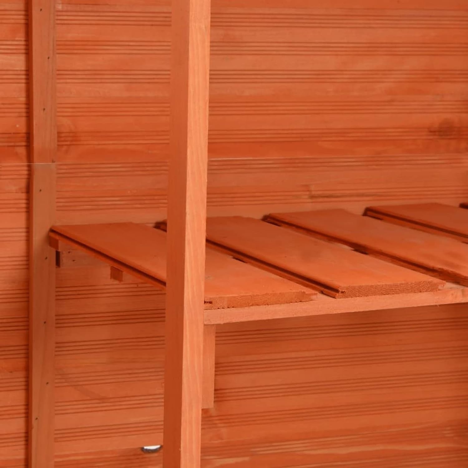 120x50x91cm Wooden Garden Storage Shed Outdoor Tool Box Furniture