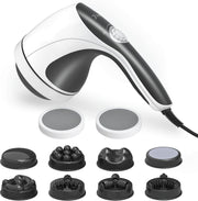 Handheld Cellulite Massager Electric Body Sculpting Fat Burner 8 Massage Heads