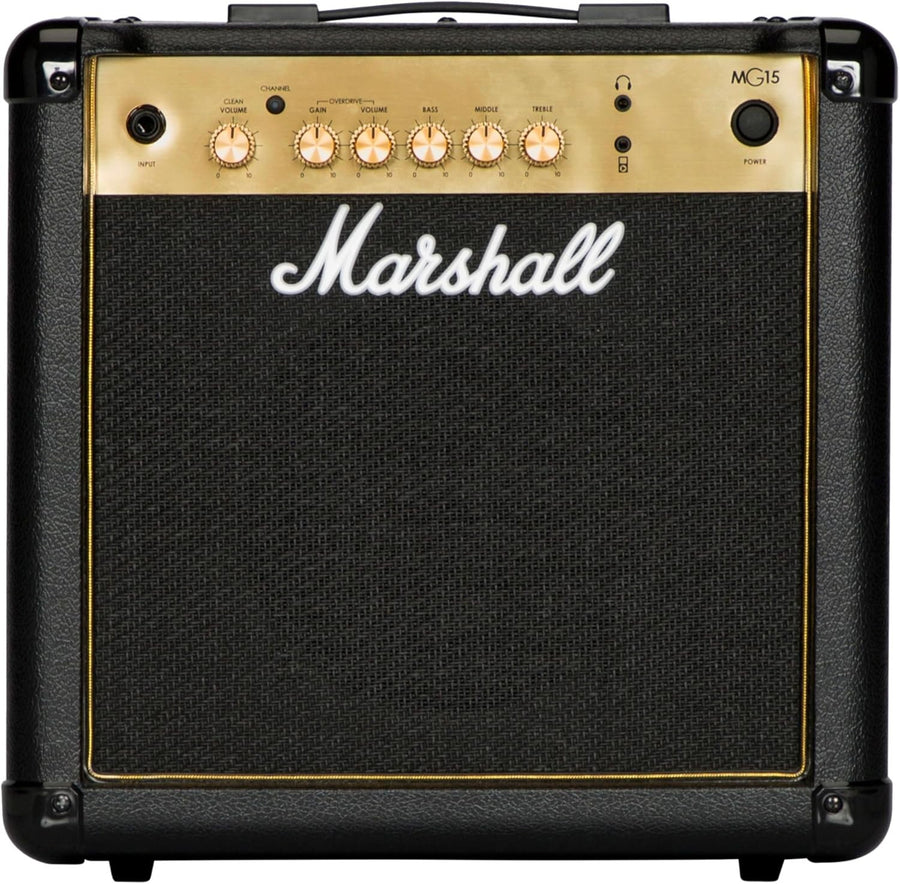 15W Guitar Amp Combo Clean & Overdrive 3 Band EQ 8" Speaker