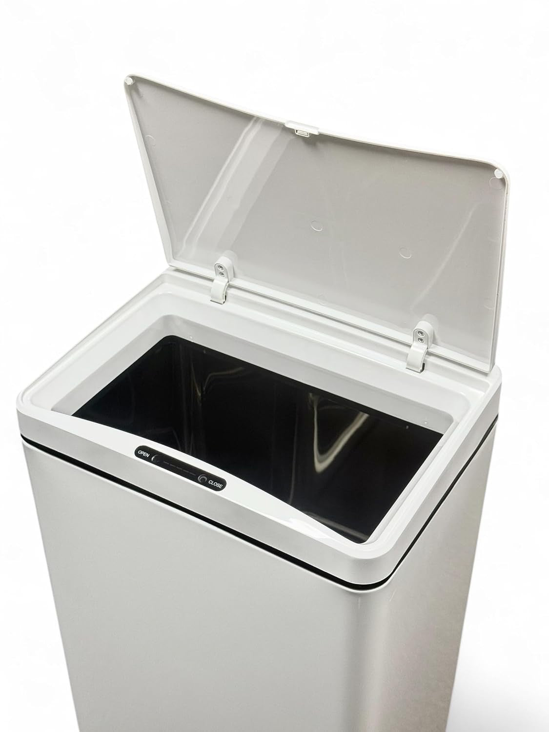 42L Motion Sensor Kitchen Bin Stainless Steel Touchless White