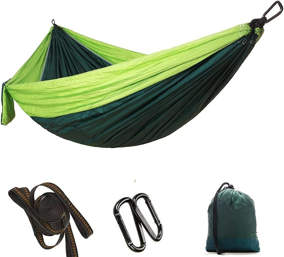 Camping Hammock with Tree Straps – Portable Travel Hammock for Outdoor, 300kg