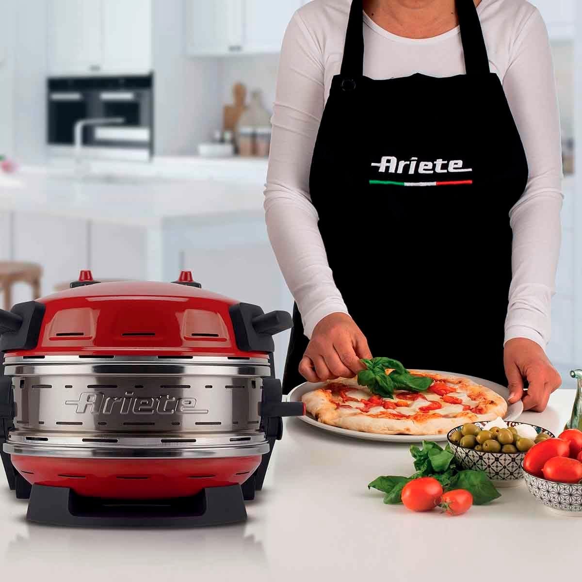 Double Layer Electric Pizza Oven | 400°C Fast Heat 32cm Dual Bake Plates