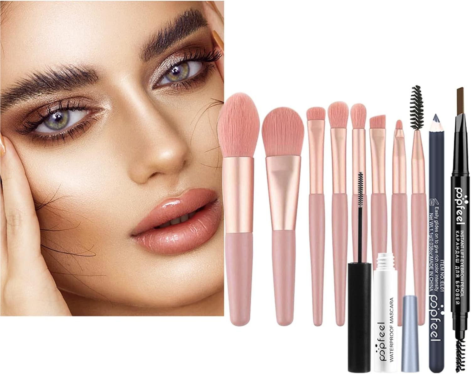 All In One Makeup Set 40 Colour Palette Gift Kit with Brushes