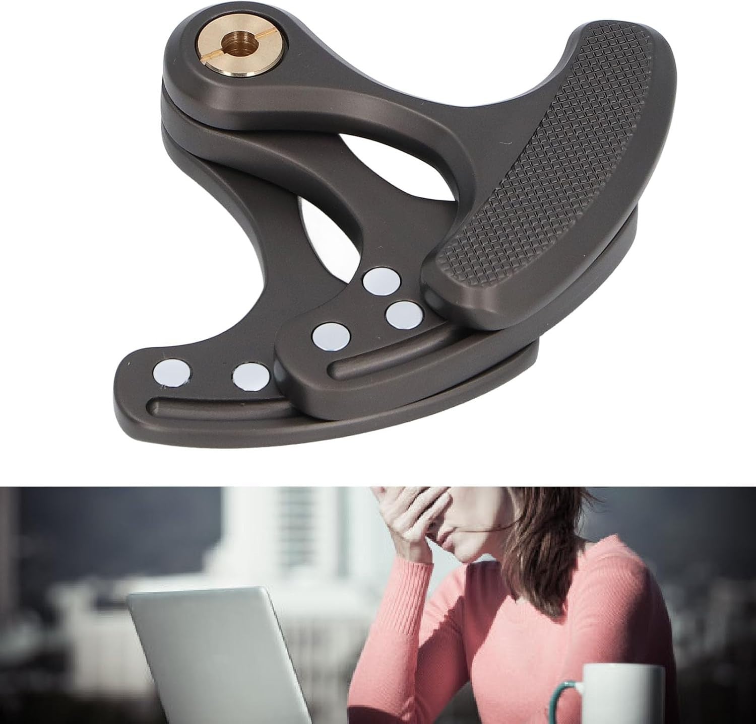Magnetic Metal Clicker Fidget Toy Stress Relief ADHD Focus Pocket Tool