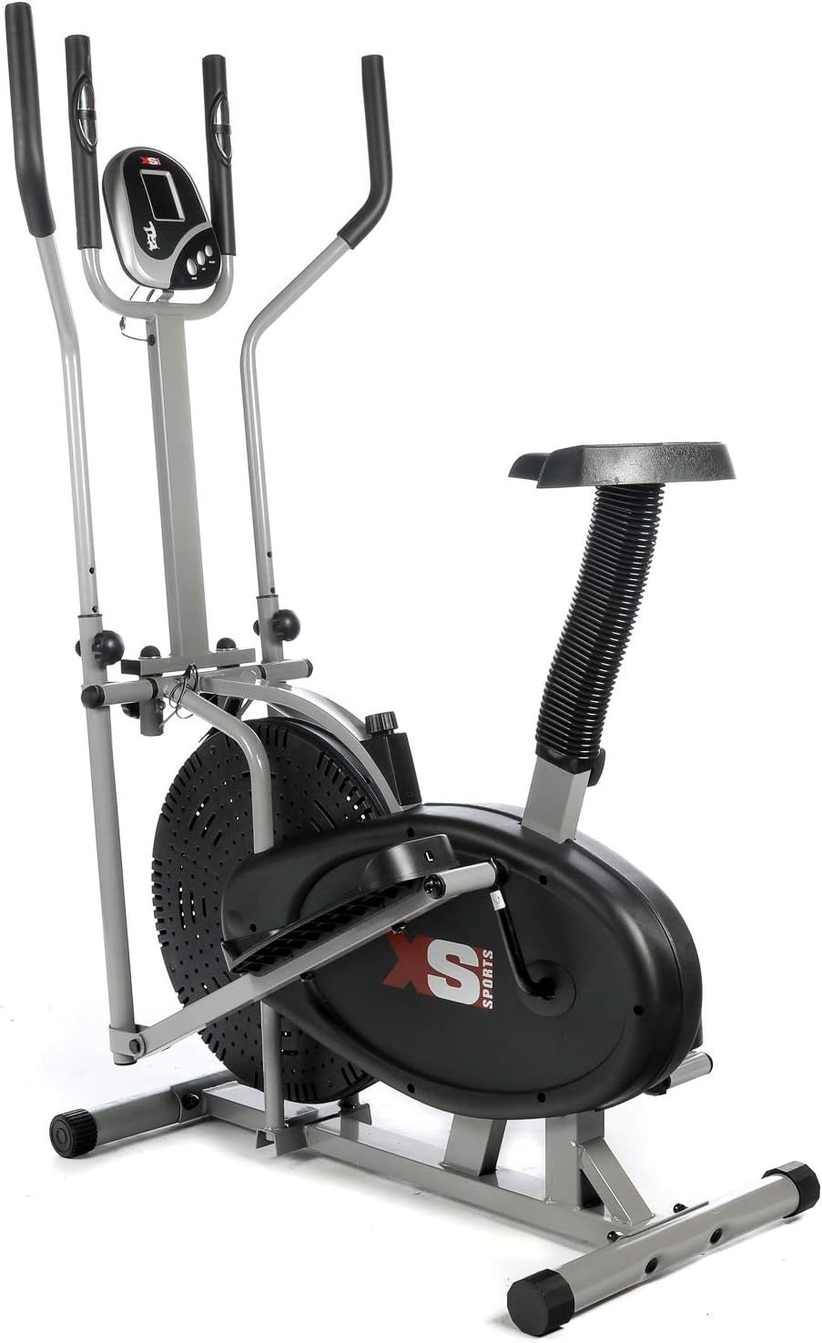 2-in-1 Elliptical Cross Trainer & Exercise Bike Full-Body Home Gym Machine