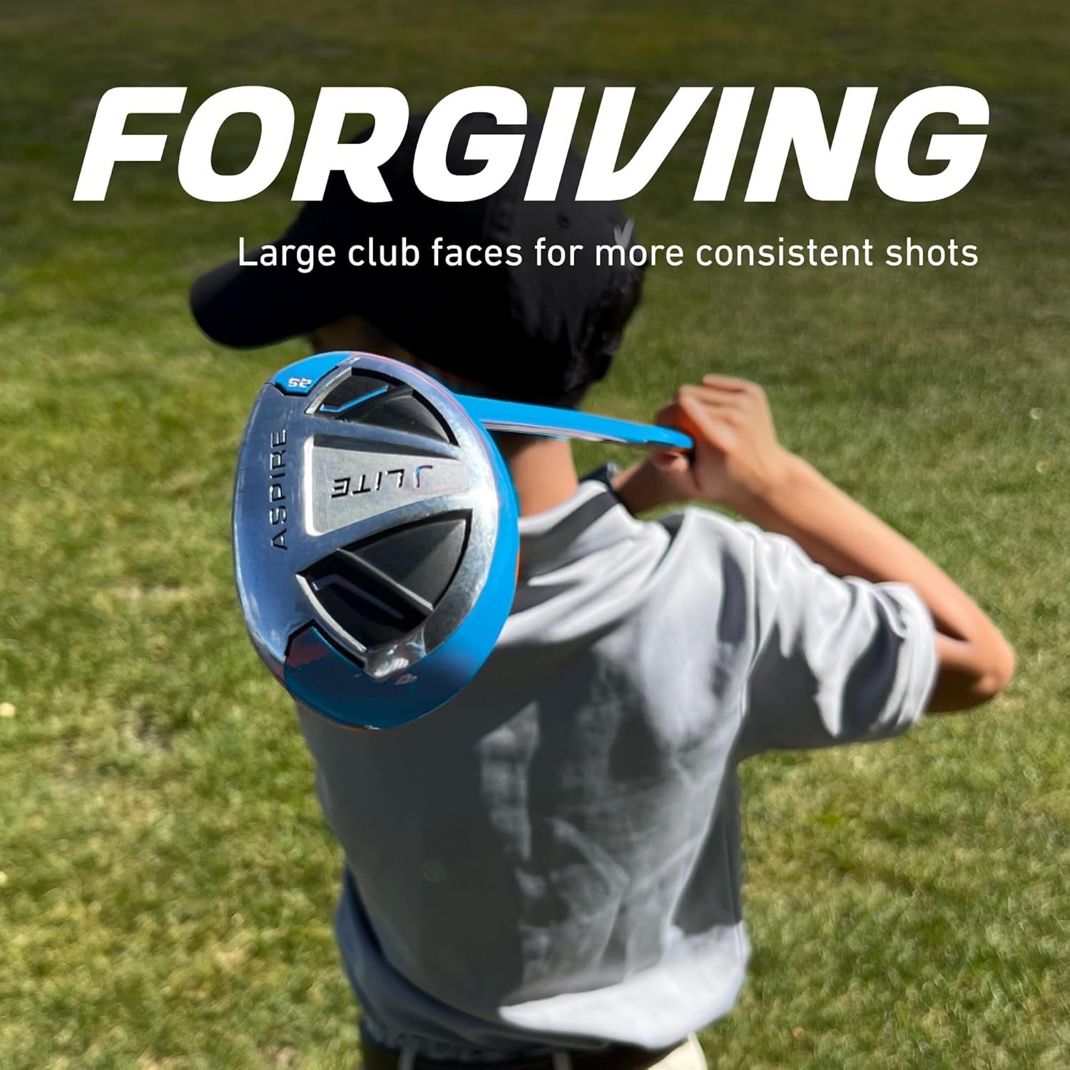 Junior Golf Club Set Ages 6–8 Right Hand Driver Hybrid Irons Bag