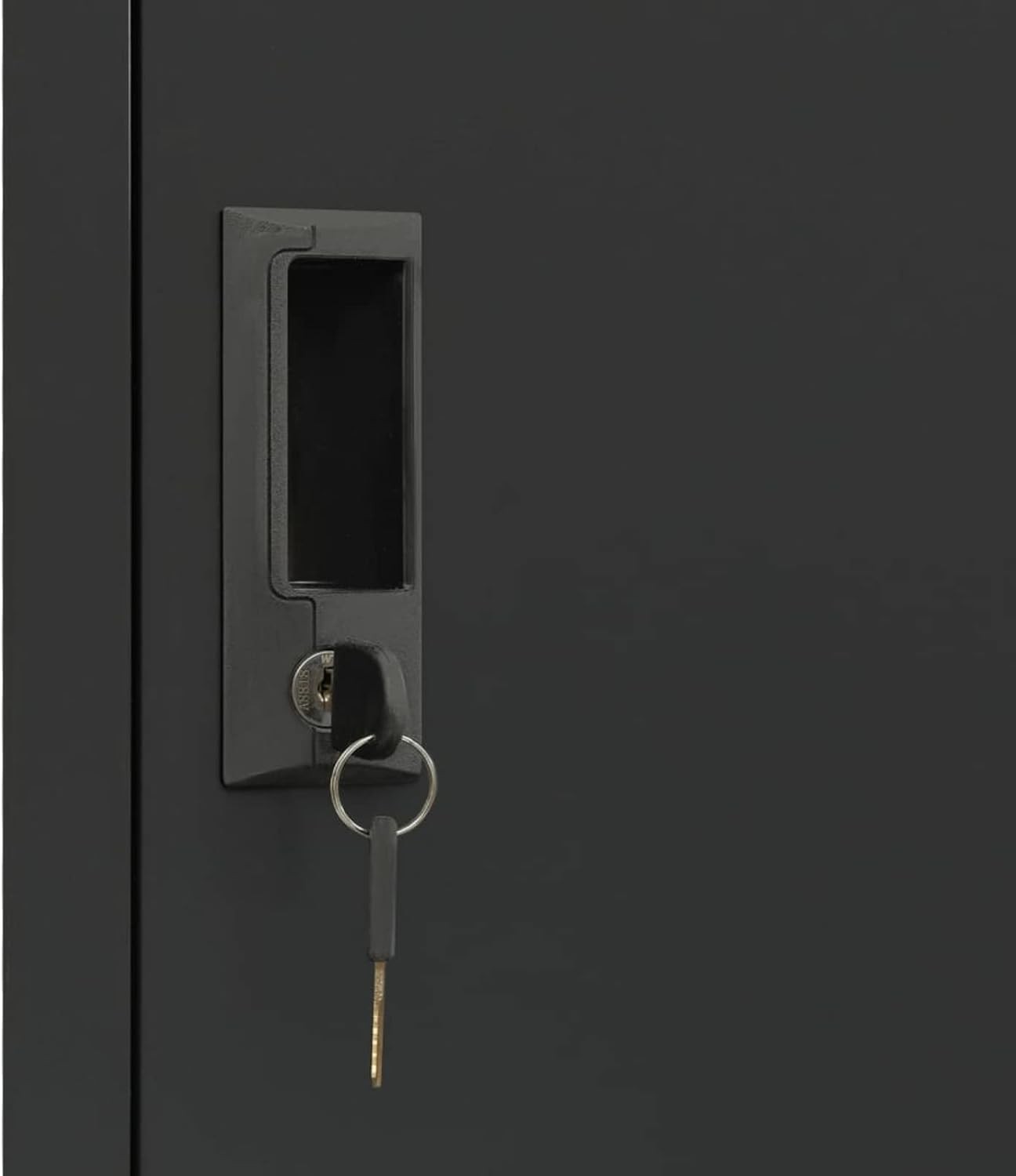 Metal Locker Cabinet 1 Door Storage Cupboard Secure Office Gym School 180cm