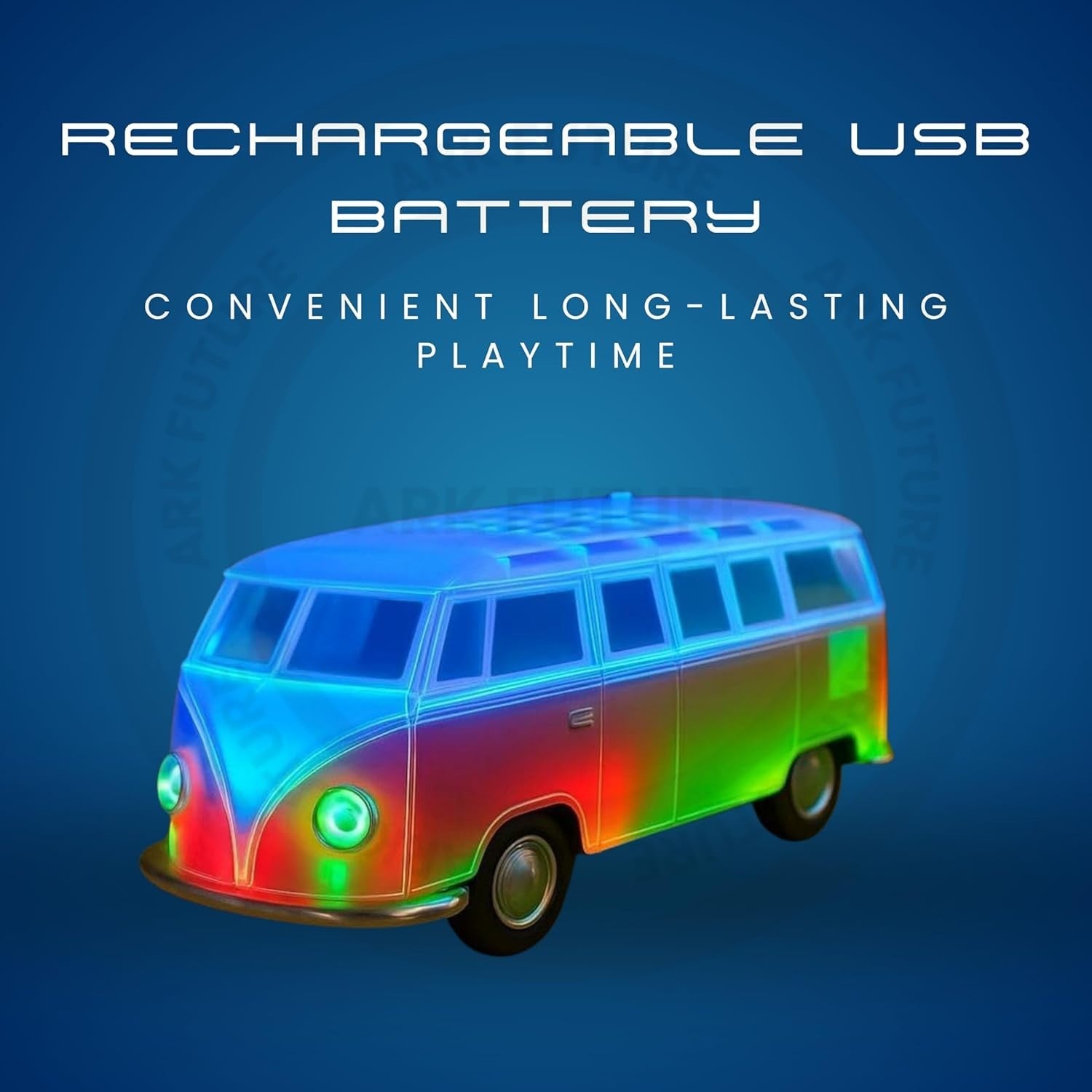 Retro Camper Van Bluetooth Speaker | FM Radio | USB/SD MP3 | LED