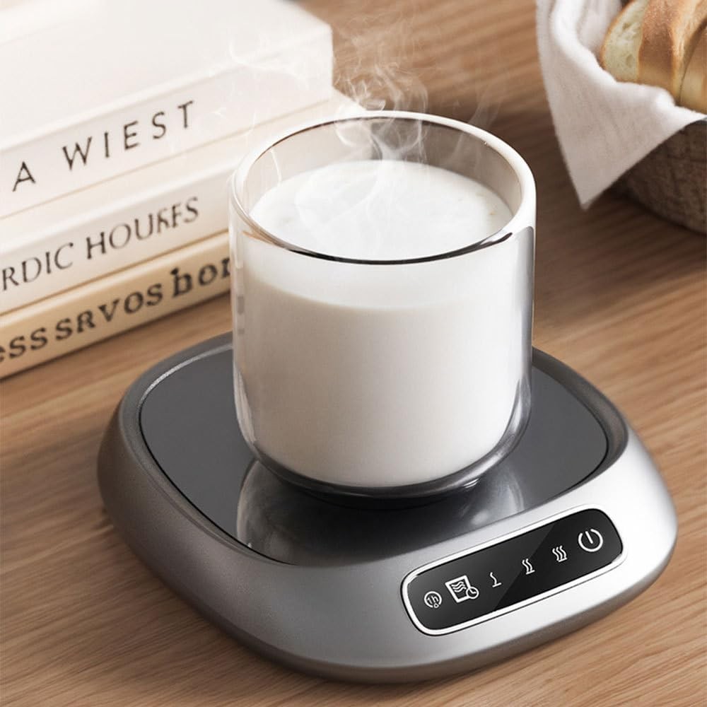USB Coffee Mug Warmer 3 Temp Settings 8H Auto Shut Off Desk