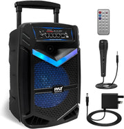 1200W Portable Bluetooth Karaoke Machine with Subwoofer & Mic