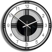 Modern 11 Inch Silent Wall Clock Acrylic Non-Ticking Round Home Office Decor