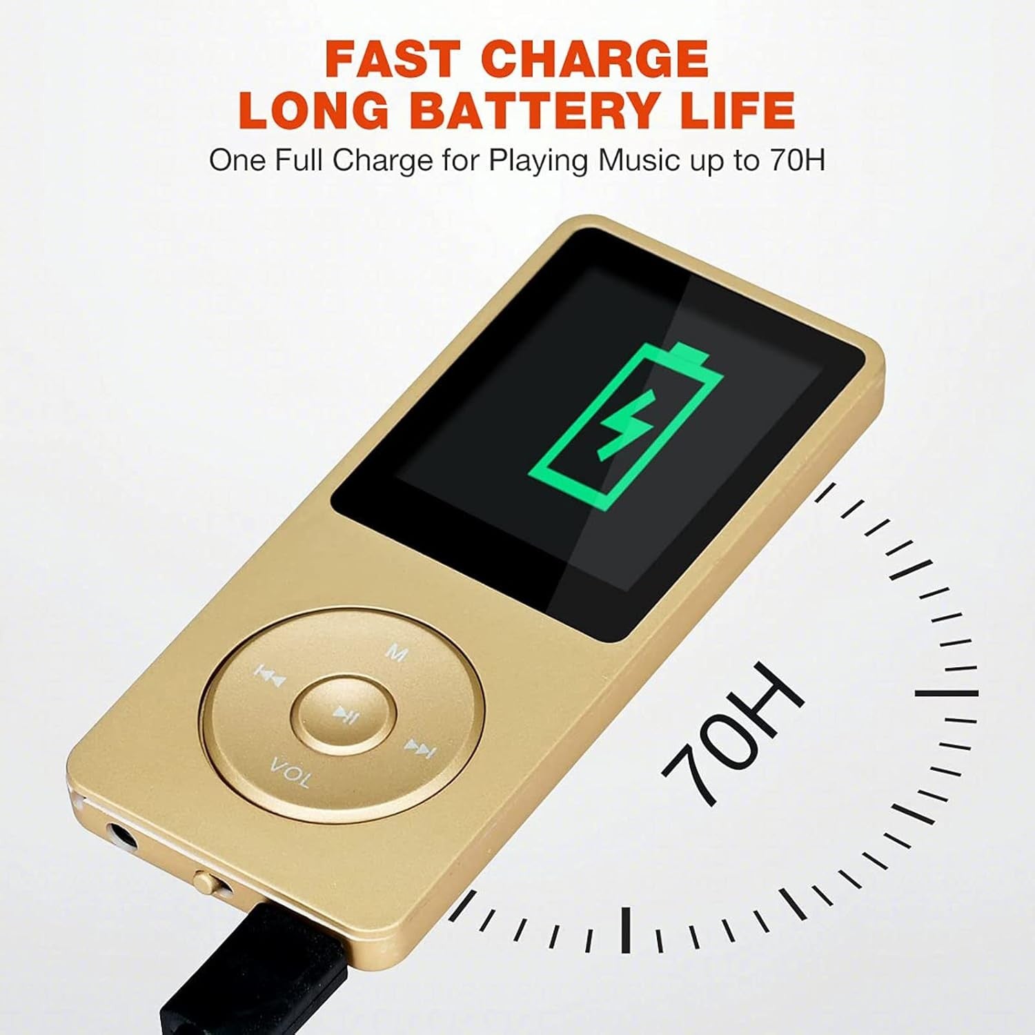 8GB MP3 Player Portable HiFi Music Player FM Radio Voice Recorder