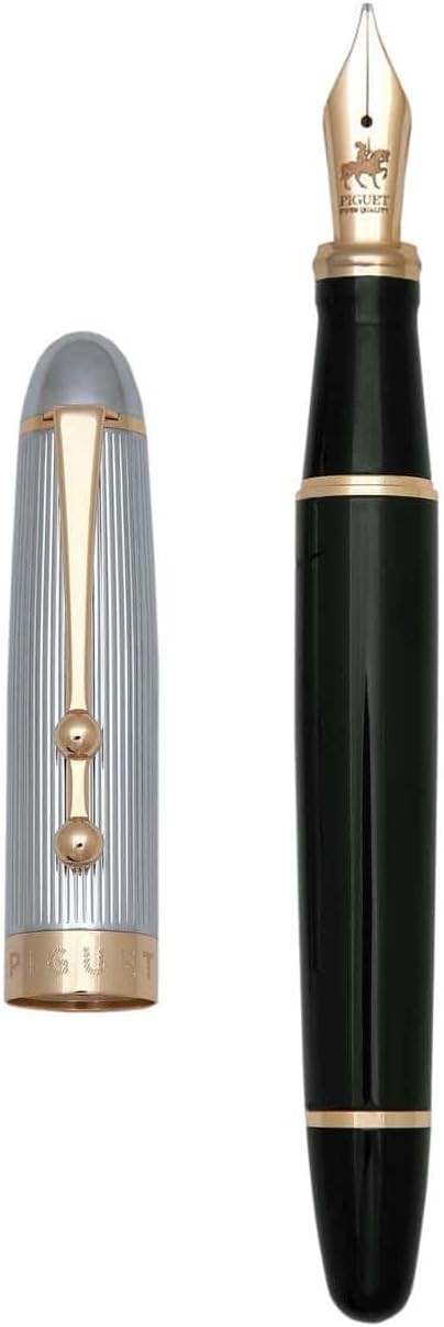 Luxury Deluxe Blue Fountain Pen – Ergonomic Chisel Nib, Gift Boxed