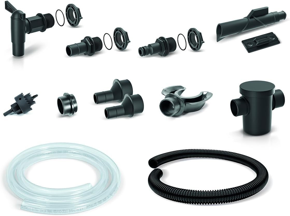 250L Brown Bavarian Beer Keg Garden Water Butt With Tap & Connector Kit