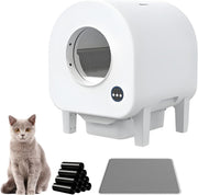 Self Cleaning Cat Litter Box Camera APP Control 75L Multi Cat Smart