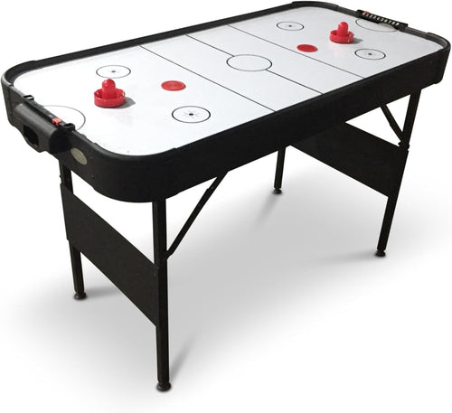 4FT Folding Air Hockey Table Manual Scorer Compact Indoor Arcade Game