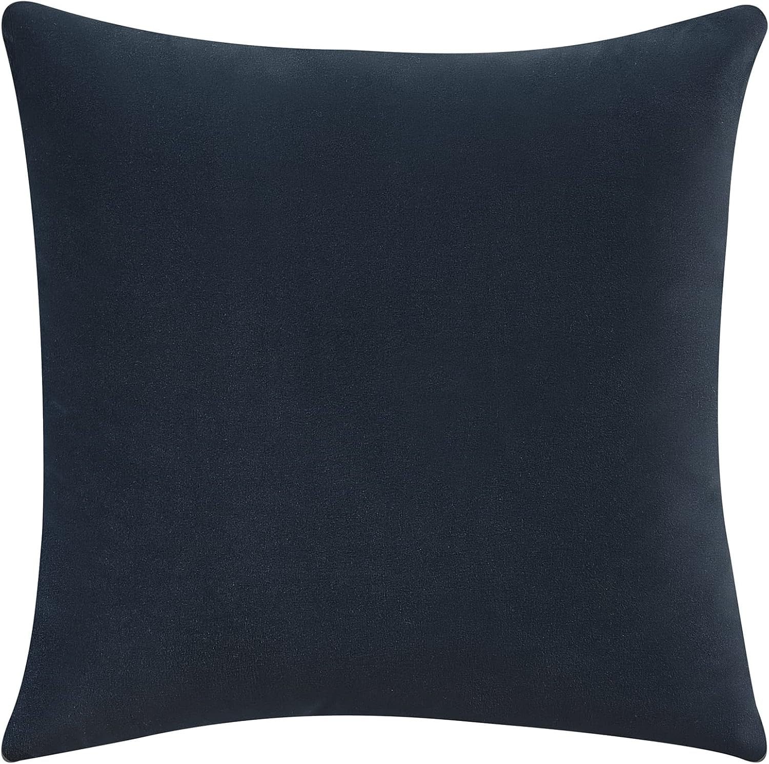 Soft Velvet Left Hand Chaise Lounge Navy Blue Retro Style with Cushion & Metal