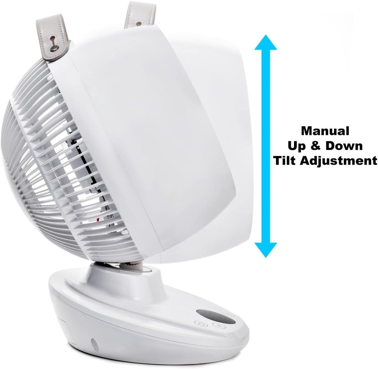 18" Quiet Table Fan – 4-Speed Oscillating Desk Air Circulator w/ LCD & Remote