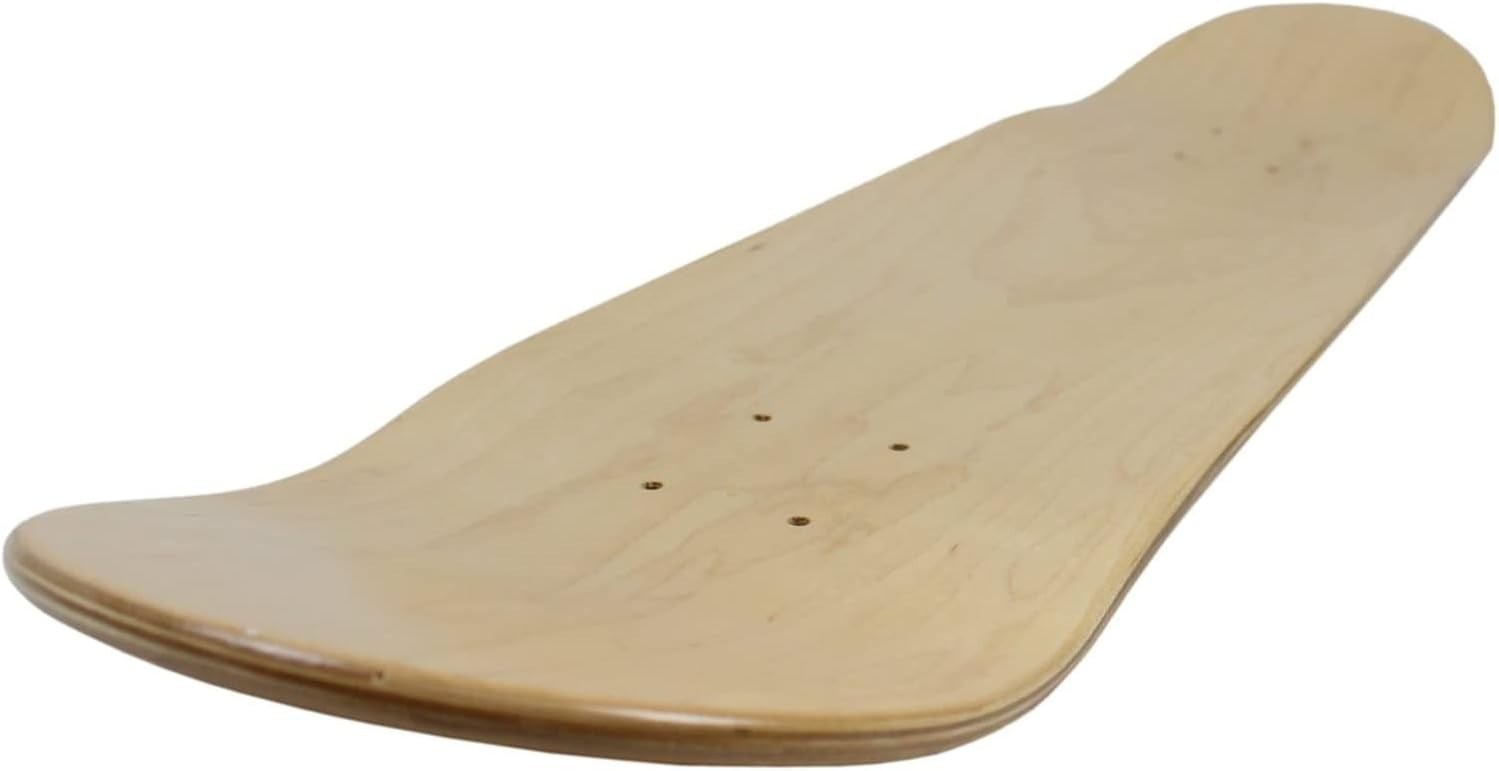 Kids Blank Skateboard Deck 7.25inch Maple Popsicle Shape Customizable