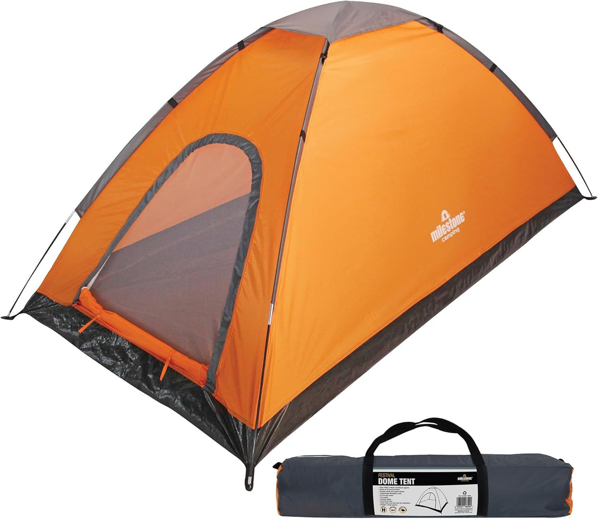 2 Person Camping Tent Waterproof Lightweight Festival Dome