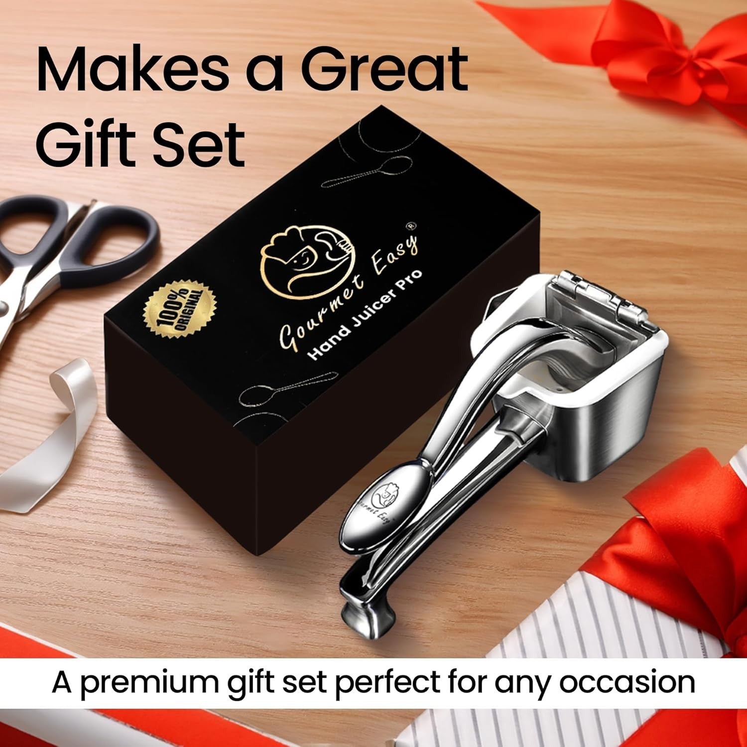 Stainless Steel Lemon Squeezer Heavy Duty Hand Citrus Juicer