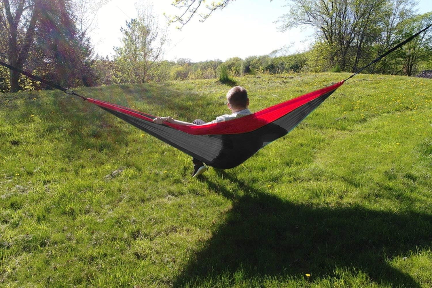 2-Person Camping Hammock 320x200cm with Straps | Portable Lightweight Outdoor