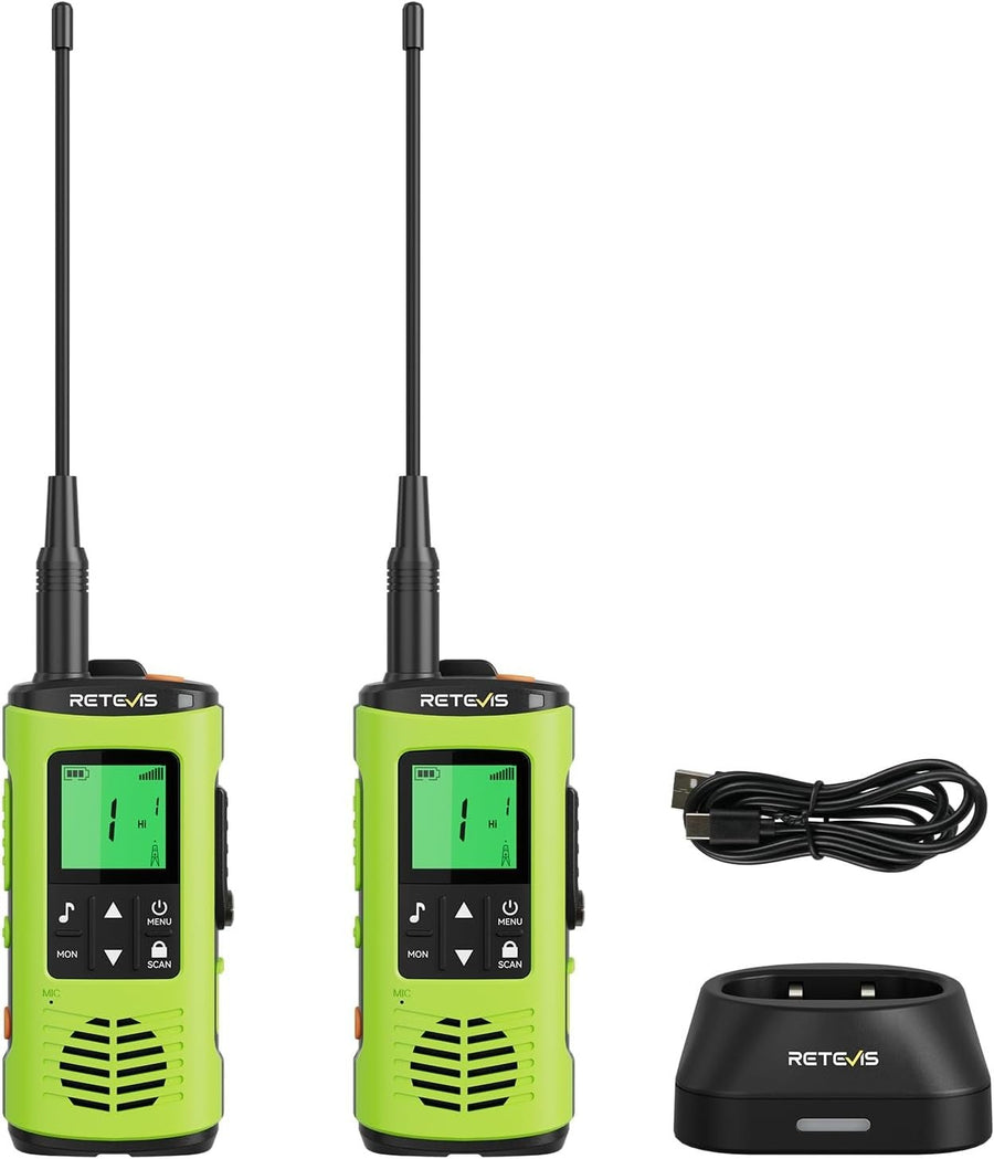 IP68 Waterproof Floating Walkie Talkies Rechargeable SOS Long Range Radio