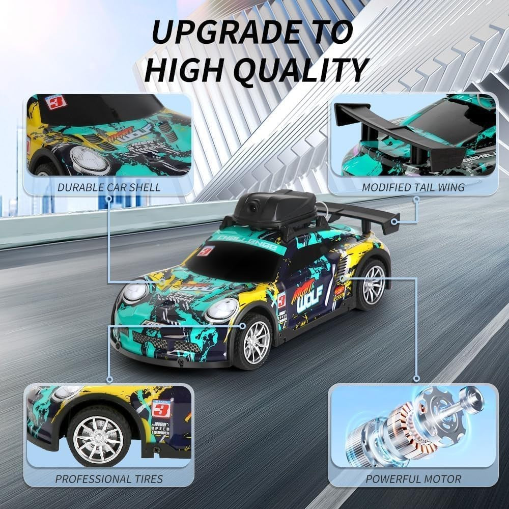 RC Car with HD Camera & App Control – 4WD Off-Road Remote Car for Kids & Adults