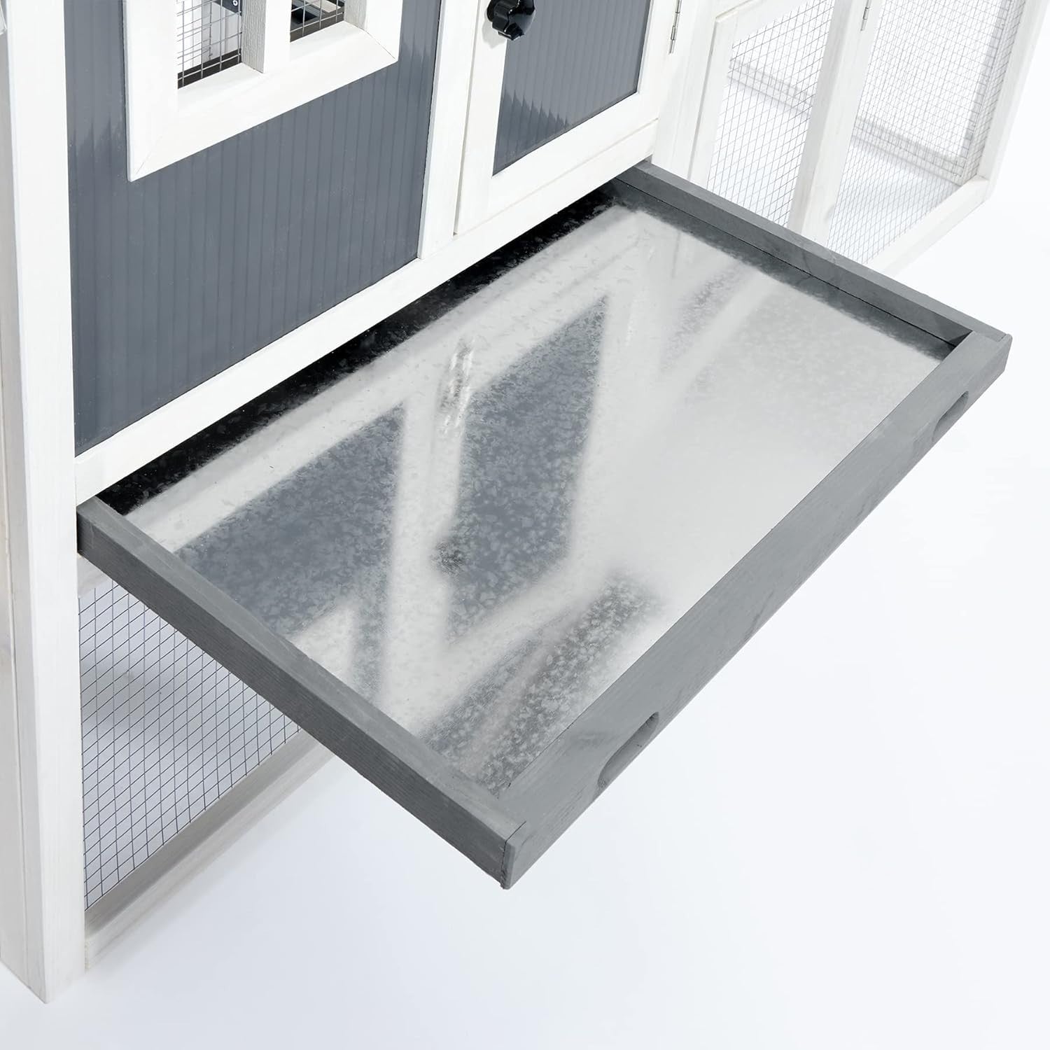 Plastic Chicken Coop with Run Nest Box Ventilated Secure Easy Clean