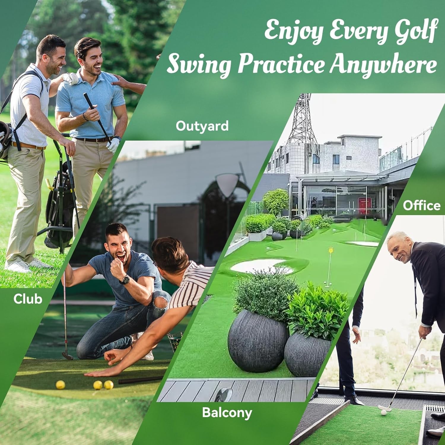 Golf Swing Tempo & Grip Trainer Click Stick Speed Aid