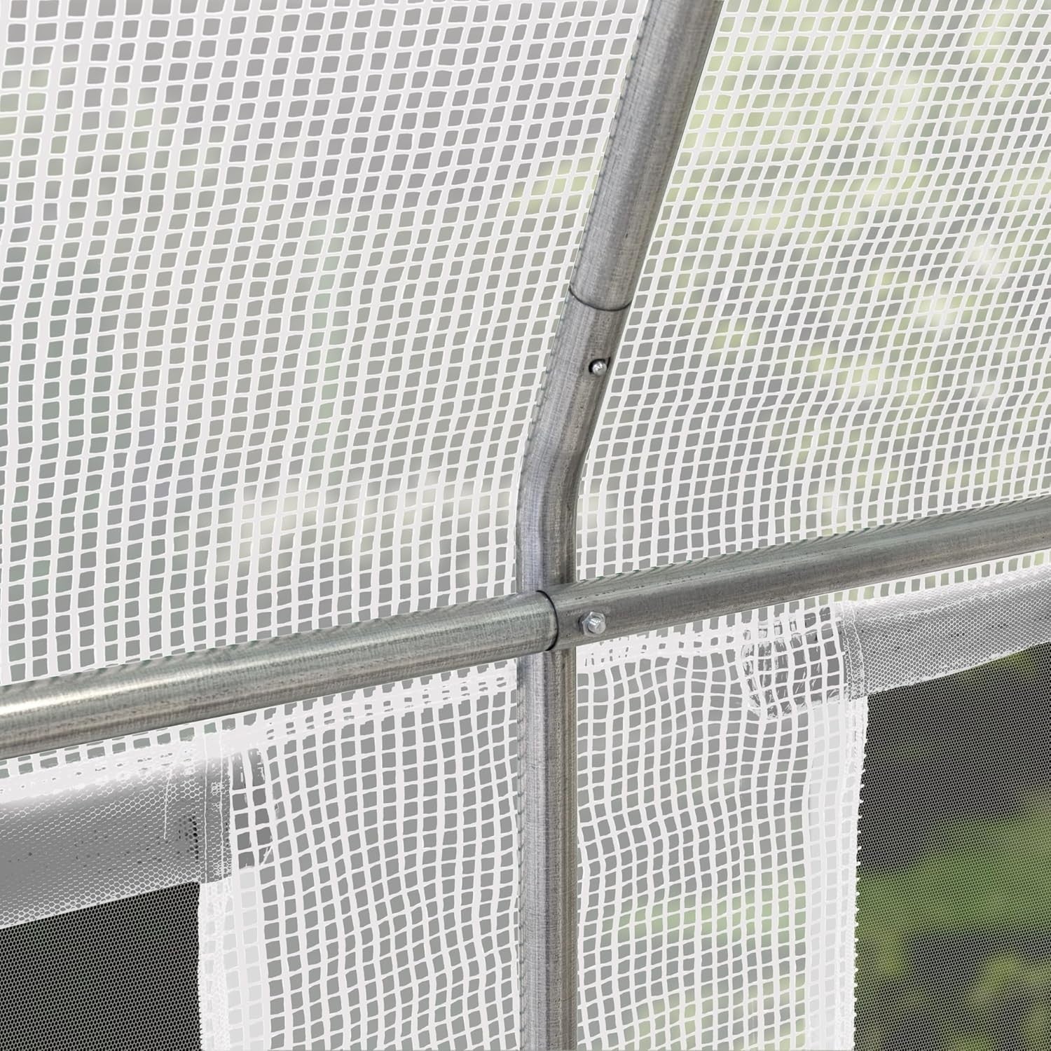 Large 4×6m Polytunnel Greenhouse with Windows | Heavy Duty Galvanised Steel