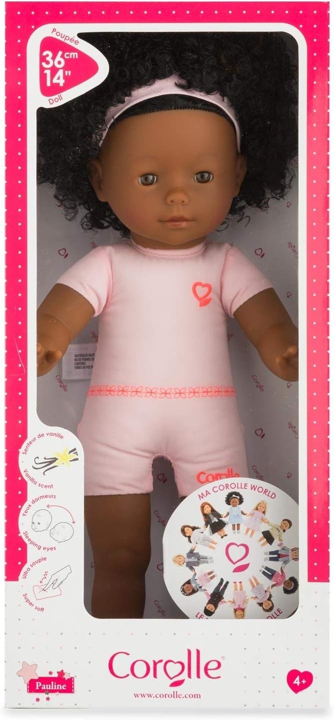 36cm Fashion Doll Soft Body Sleeping Eyes Curly Hair Vanilla Scent