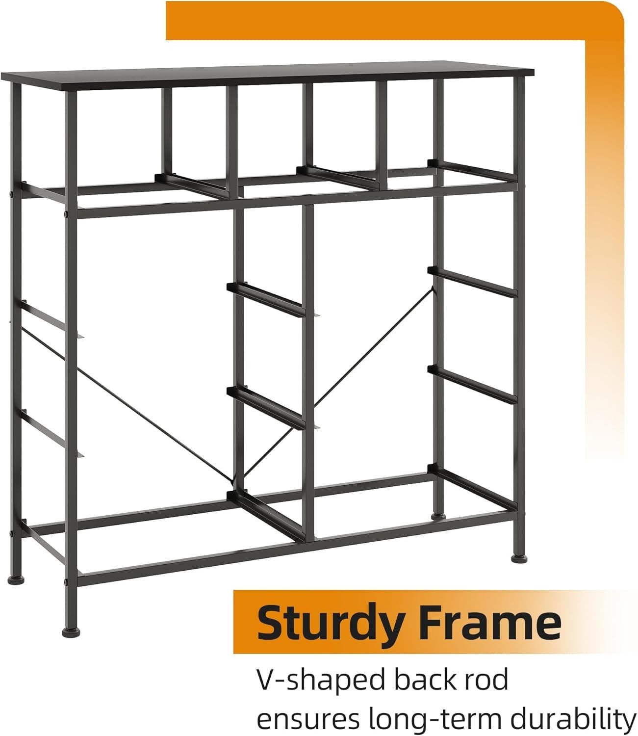 9 Drawer Tall Chest Fabric Dresser Storage Unit Floral Black Wood Top