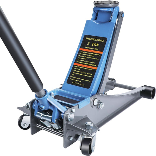 3 Ton Low Profile Hydraulic Floor Jack Dual Piston Fast Lift 6600lbs SUV Truck