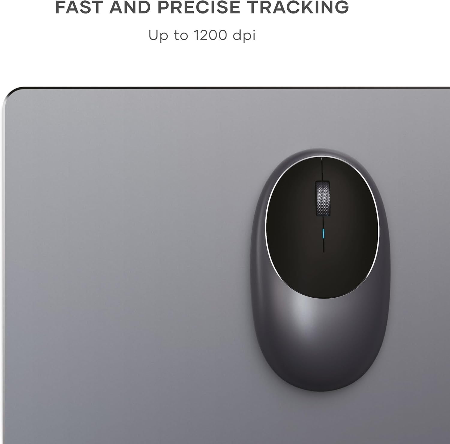 Wireless Bluetooth Mouse USB-C Rechargeable Slim Aluminium Quiet Clicks