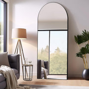 Large Arch Full Length Mirror 65"x22" Wall Leaning Modern Bedroom Decor