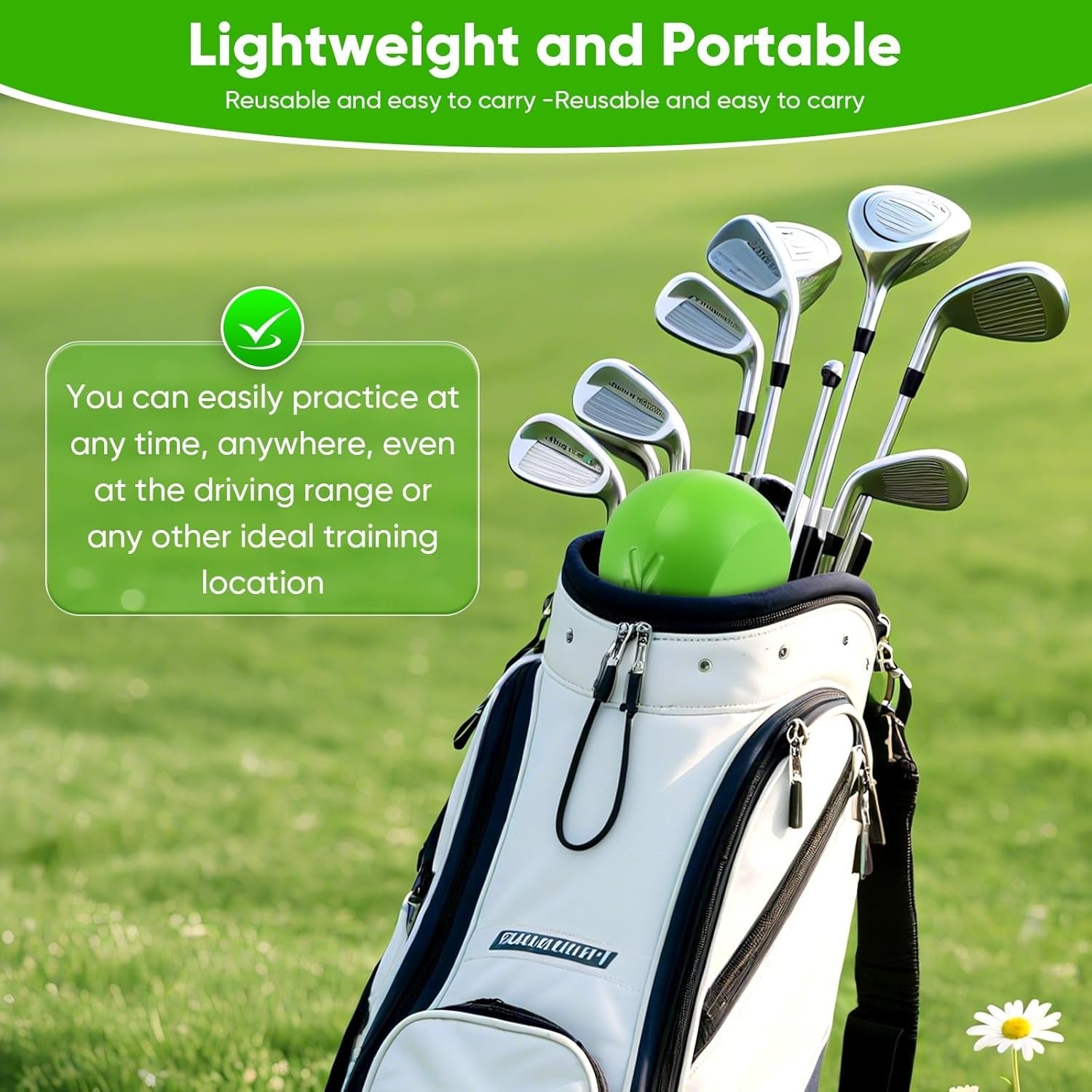 Golf Swing Training Aid Arm Alignment Posture Correction Tool