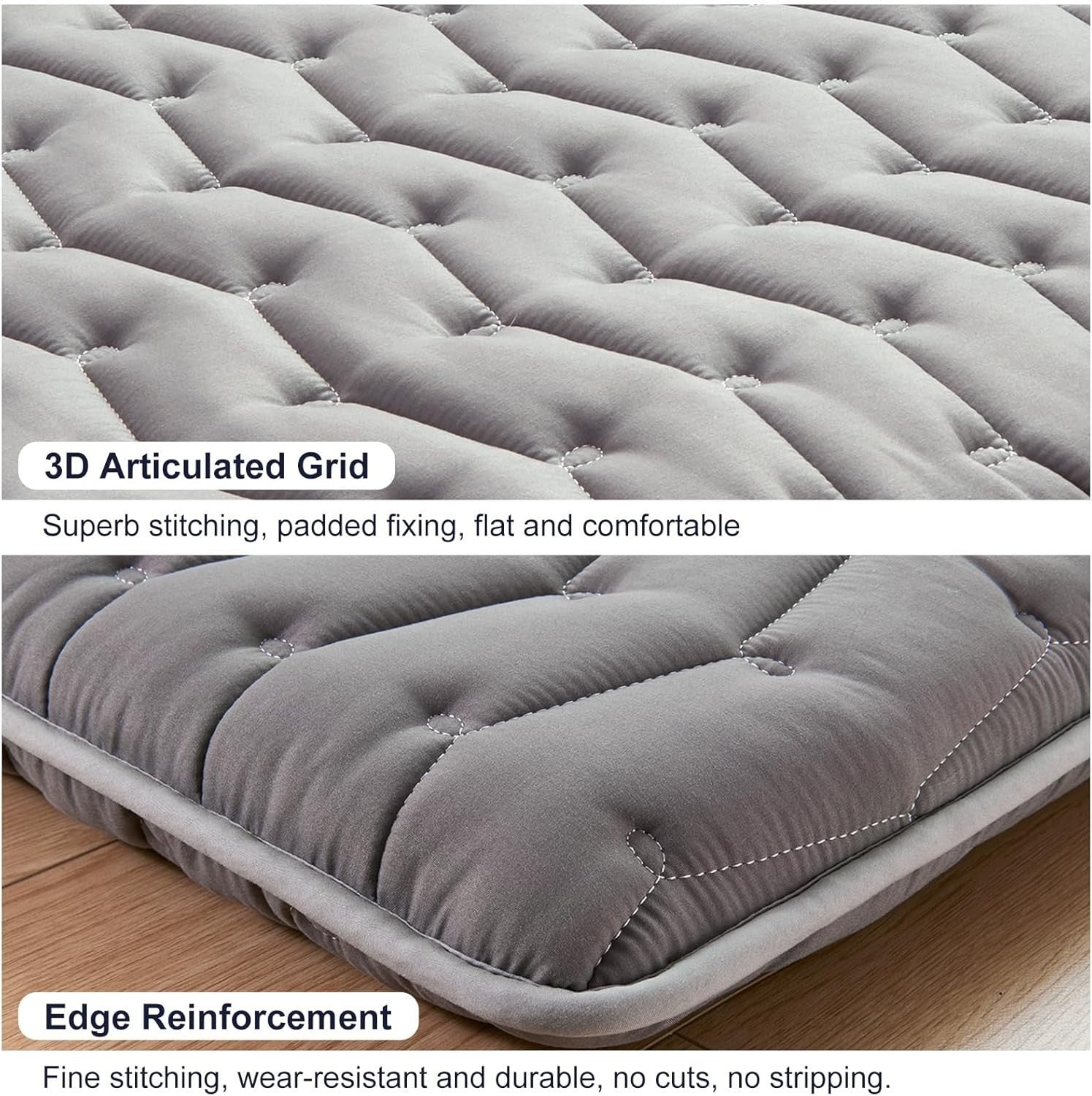 Twin Foam Floor Futon Mattress 3.5" Thick Foldable Tatami Sleeping Mat