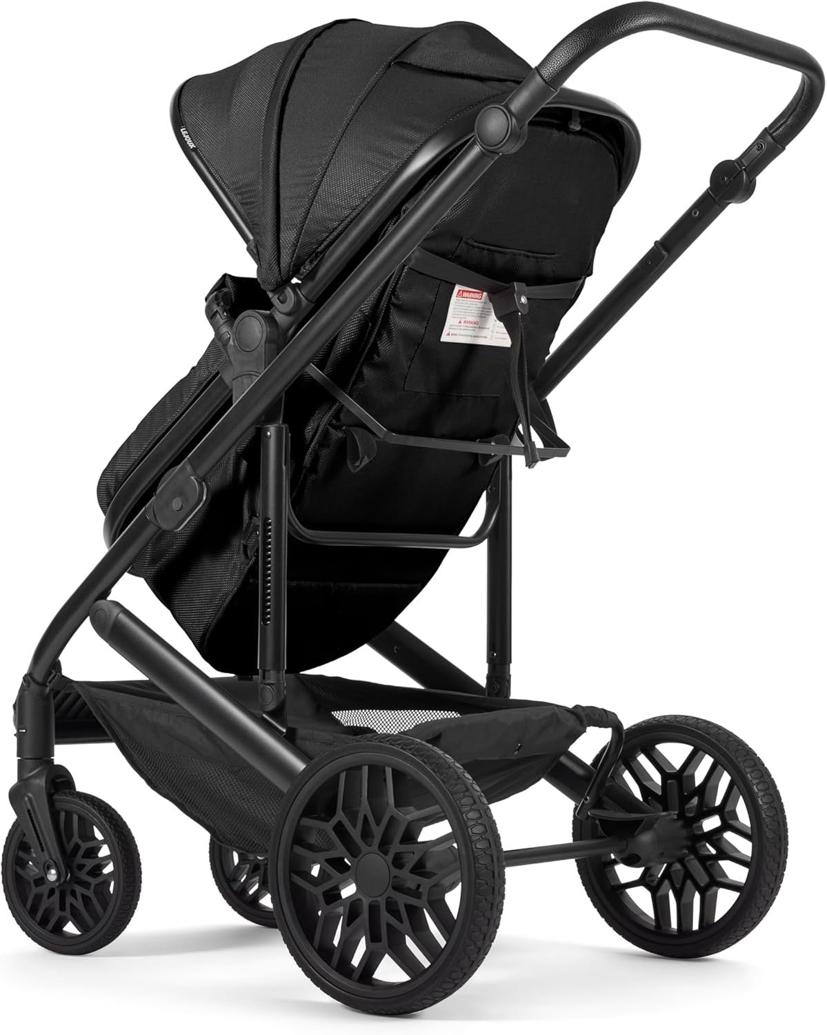 Baby Pushchair Travel System Foldable Stroller Carrycot One Hand Fold Black
