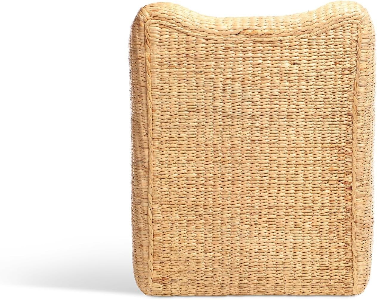 Luxury Rattan Statement Chair Indoor Woven Occasional Chair Modern Armchair