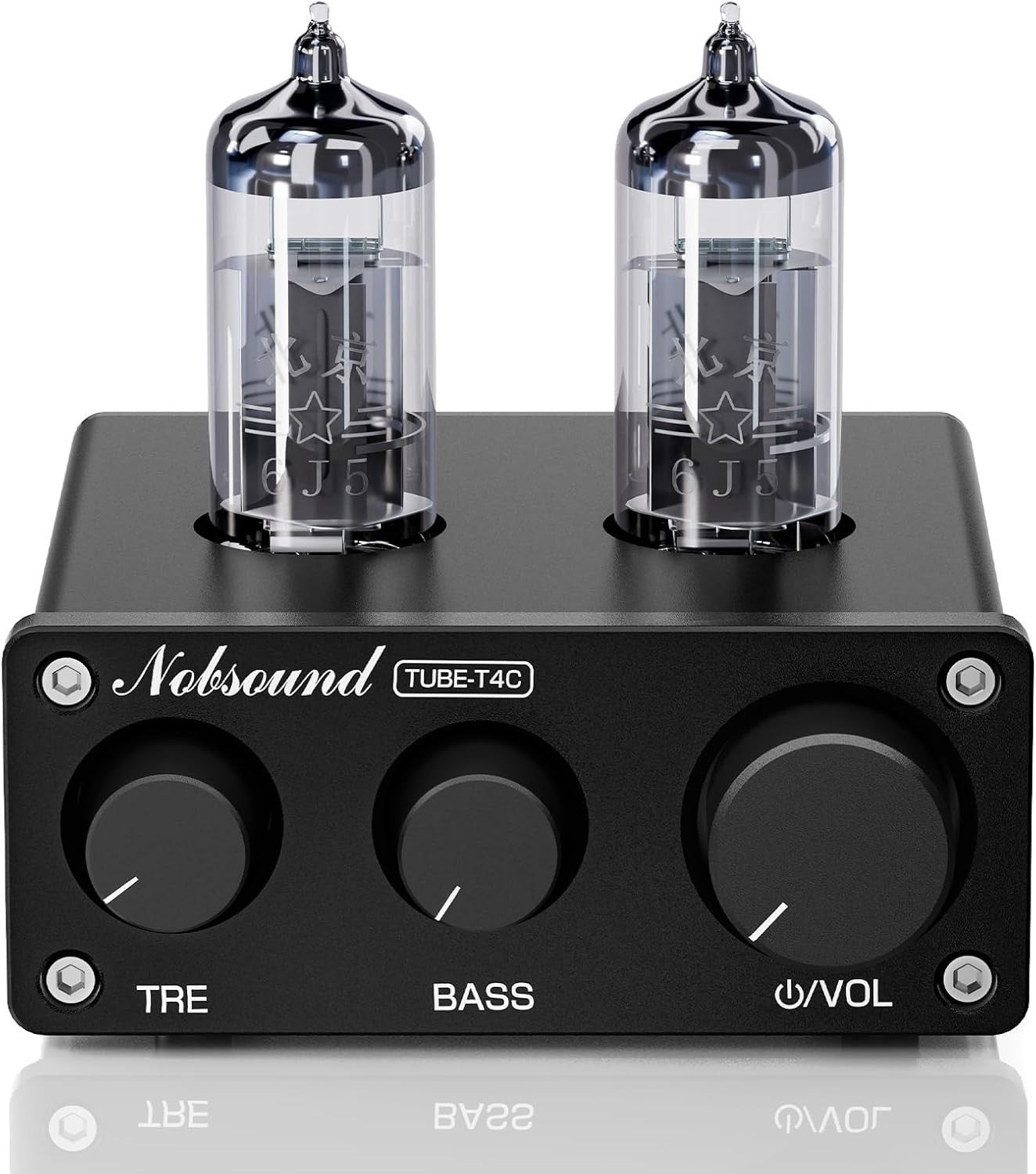 Mini Tube Preamp Class A Stereo Audio Amplifier Bass Treble Control