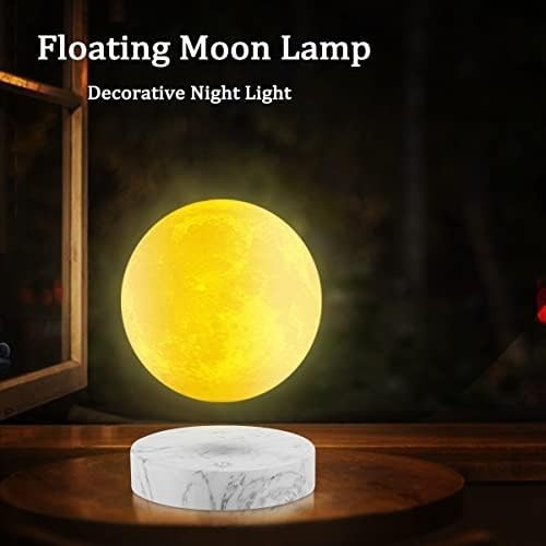 Floating Moon Lamp 3D Magnetic Levitating Light 3 Color LED