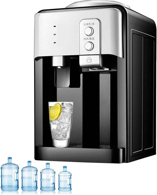 Hot Cold Desktop Water Dispenser 5L Stainless Steel Countertop Office