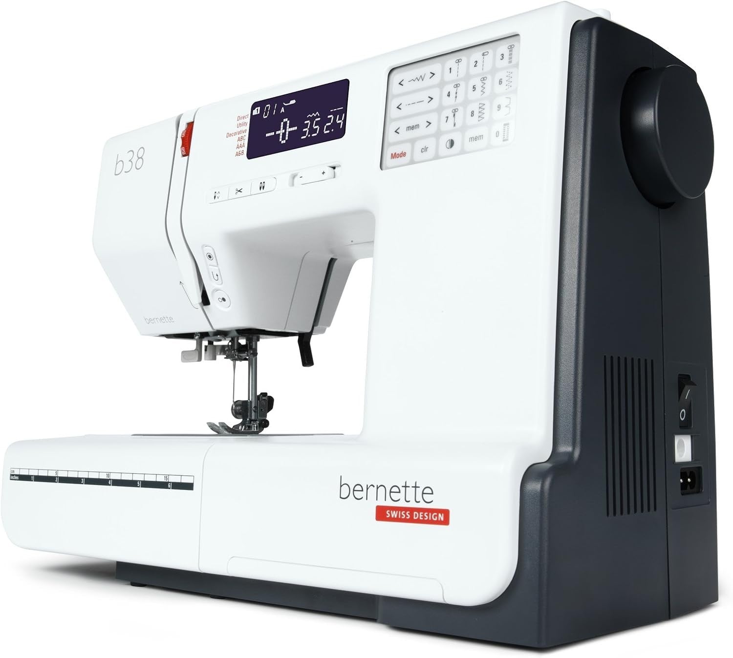 Computerized Sewing Machine 394 Stitches LCD Alphabet LED Light